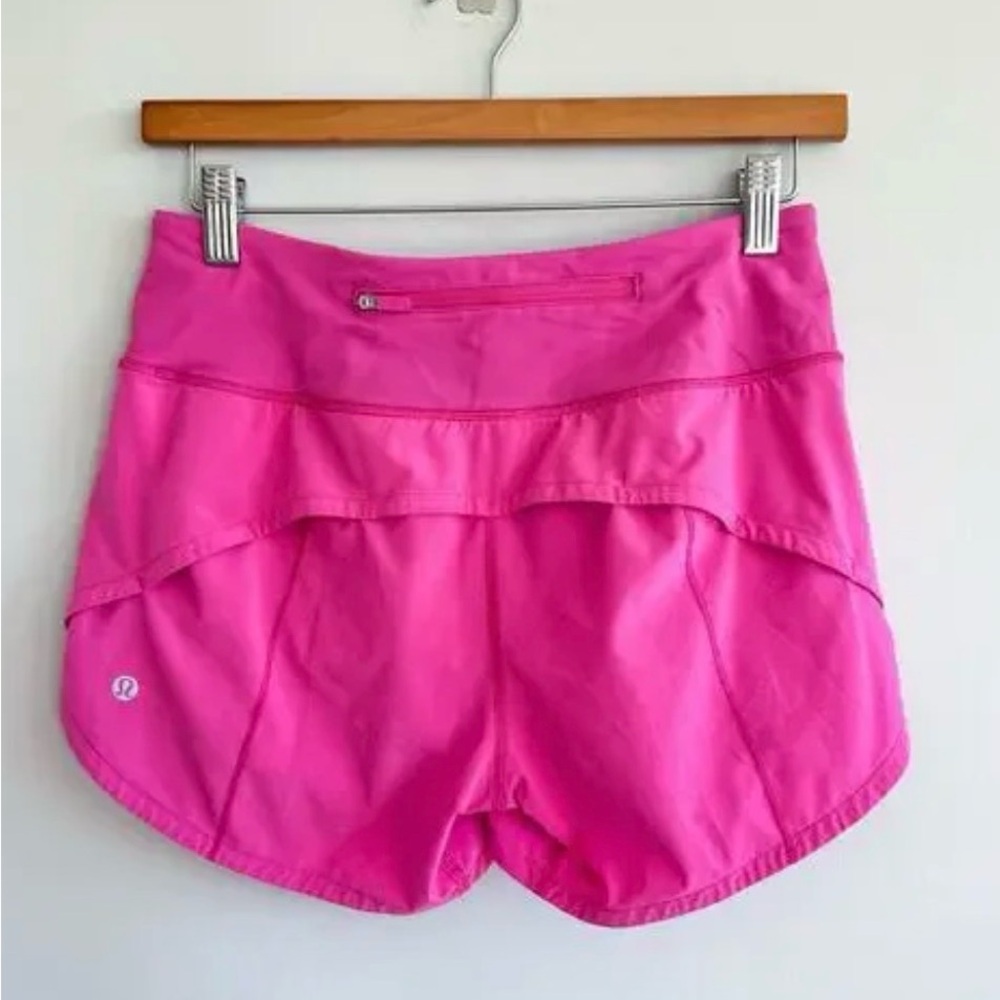 Lululemon Speed Up 4 in Shorts Sonic Pink Size 8